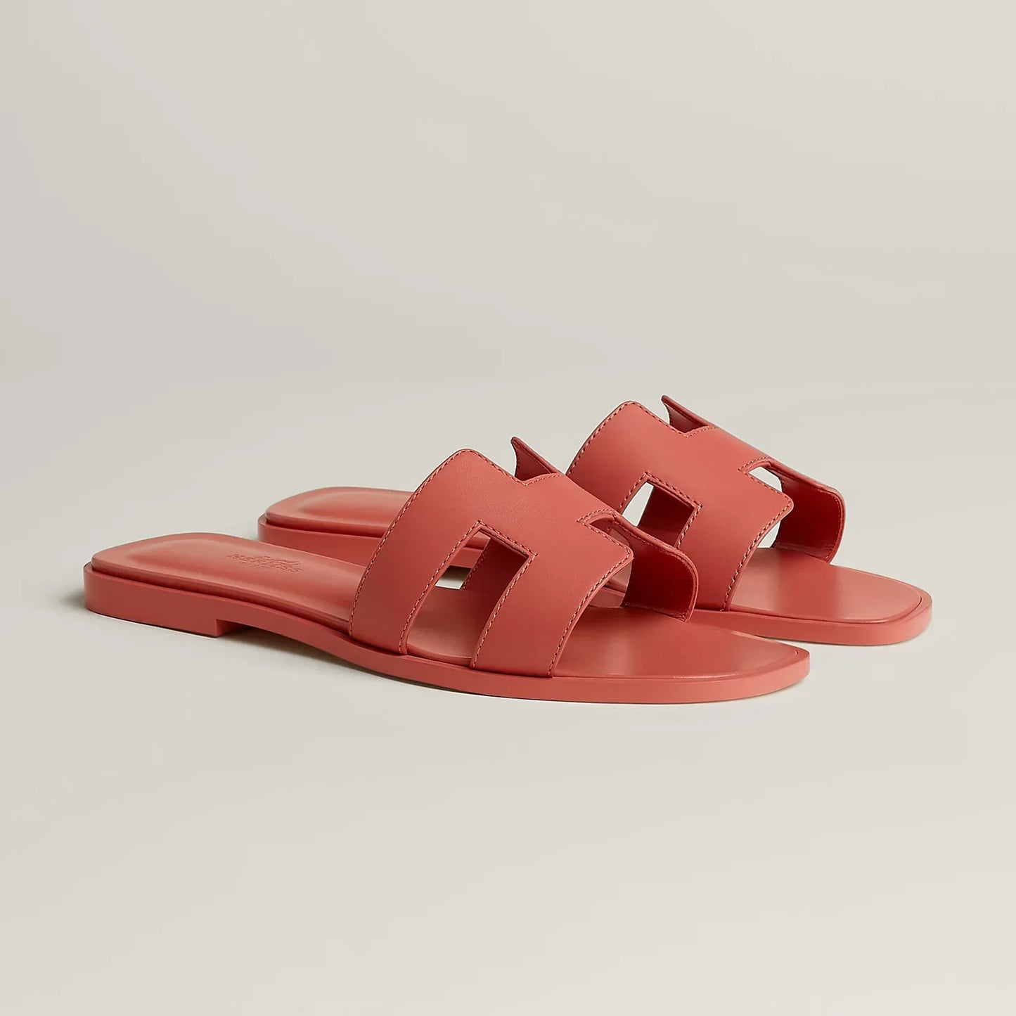 Hermès Oran Sandals - Rouge Tomette