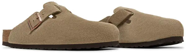 Birkenstock Boston Soft Footbed Suede 'Taupe'