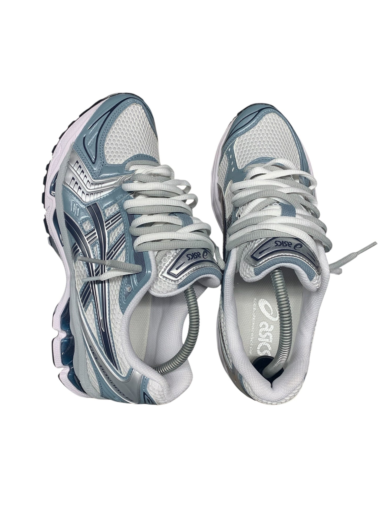 Asics Gel Kayano 14 'White Fjord Grey' - Double Laces