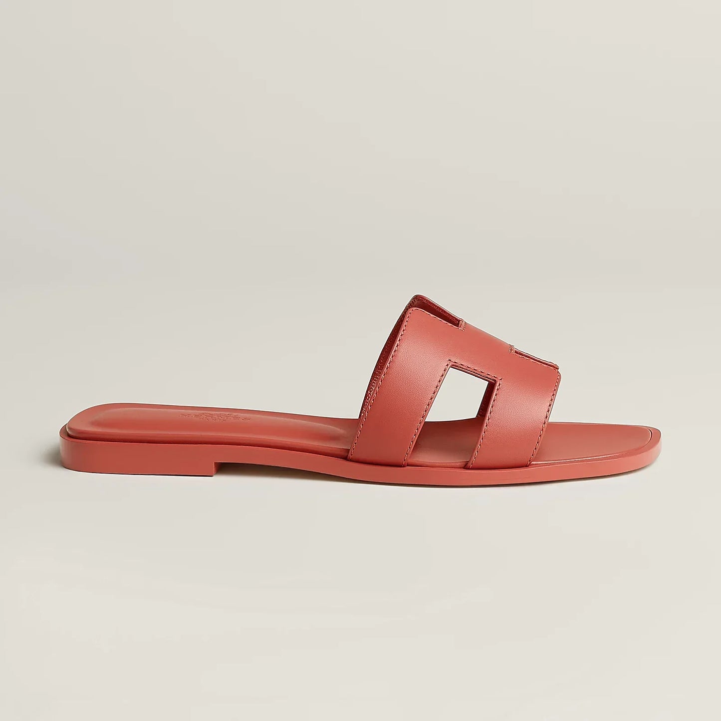 Hermès Oran Sandals - Rouge Tomette