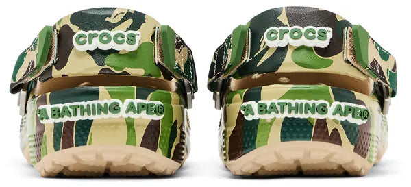 BAPE x Classic Clog 'ABC Camo - Green'