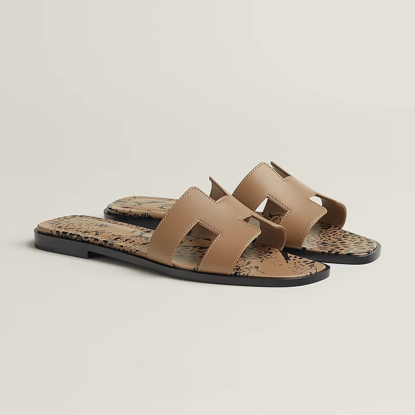 Hermès Oran Sandals - Beige Argile