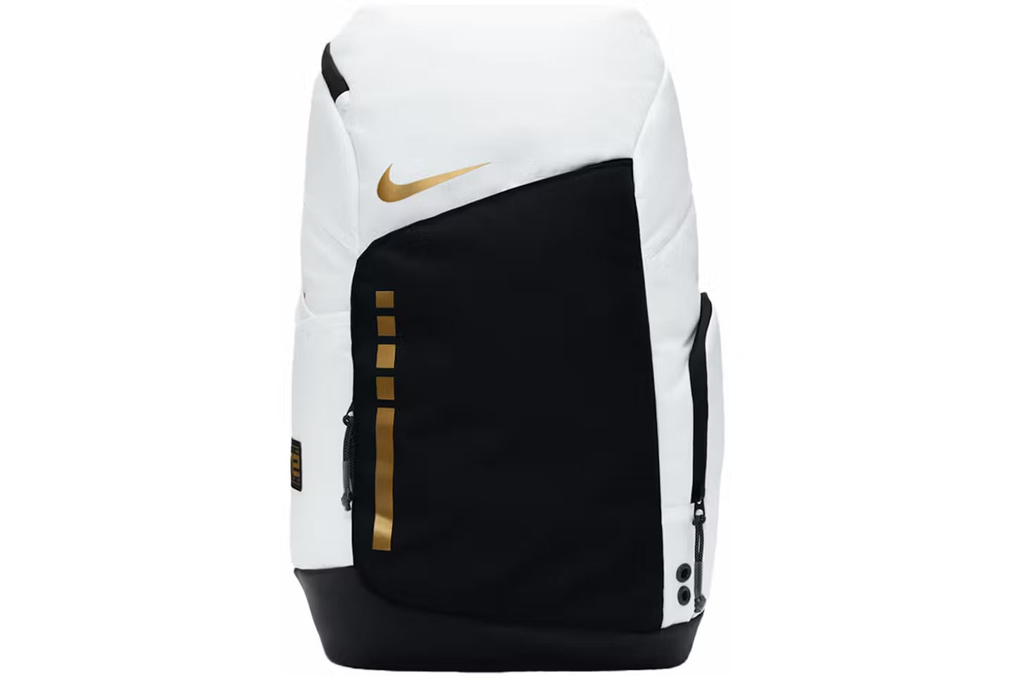 Nike Hoops Elite Backpack 'White/Black/Metallic Gold'