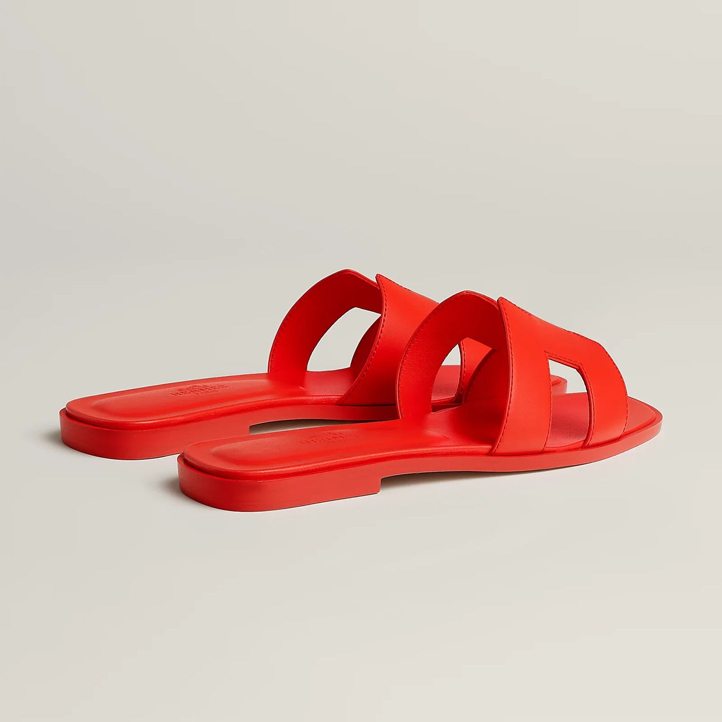 Hermès Oran Sandals - Rouge Grenadine