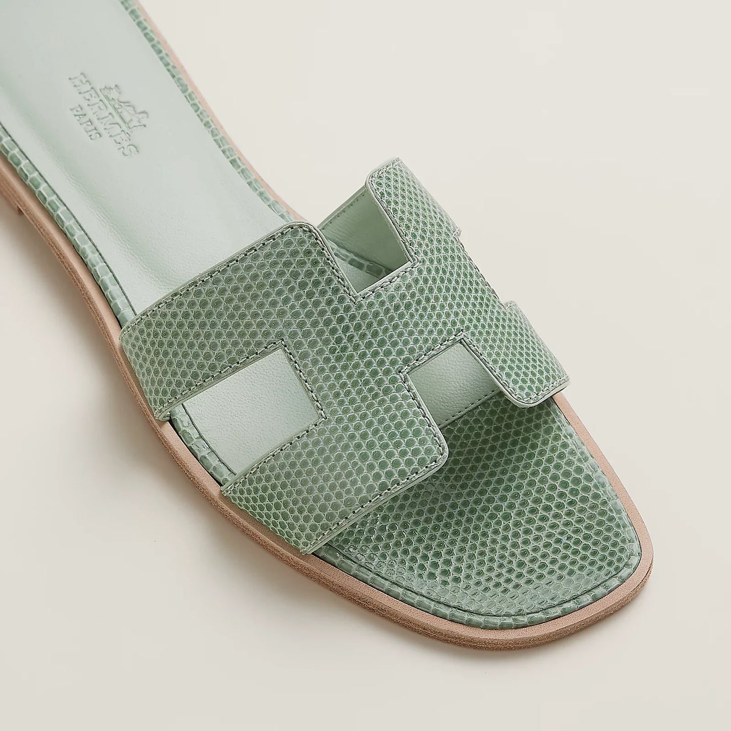 Hermès Oran Sandals - Vert Jade