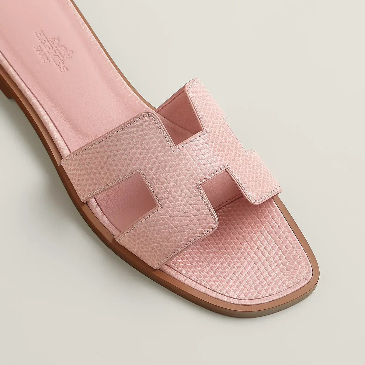 Hermès Oran Sandals - Rose Jeva