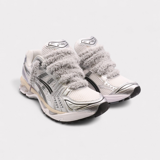 Asics Gel-Kayano 14 Graphite Grey - Fluffy Laces Grey