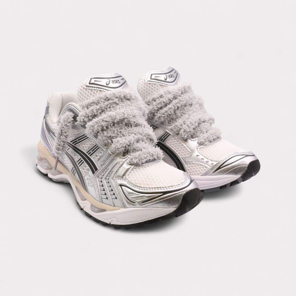 Asics Gel-Kayano 14 Graphite Grey - Fluffy Laces Grey