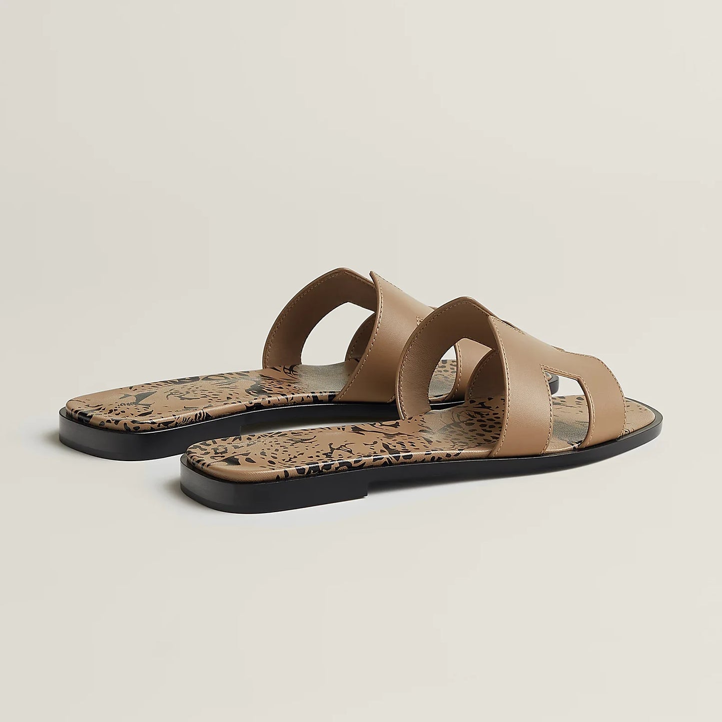Hermès Oran Sandals - Beige Argile