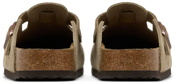 Birkenstock Boston Soft Footbed Suede 'Taupe'