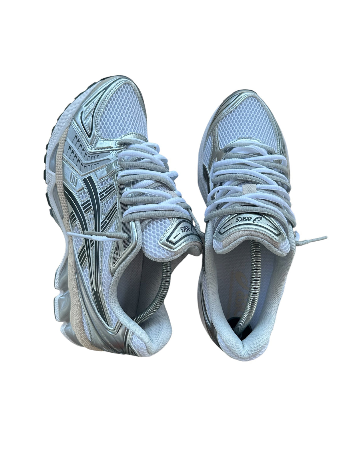 Asics Gel Kayano 14 'White Graphite Grey' - Double Laces