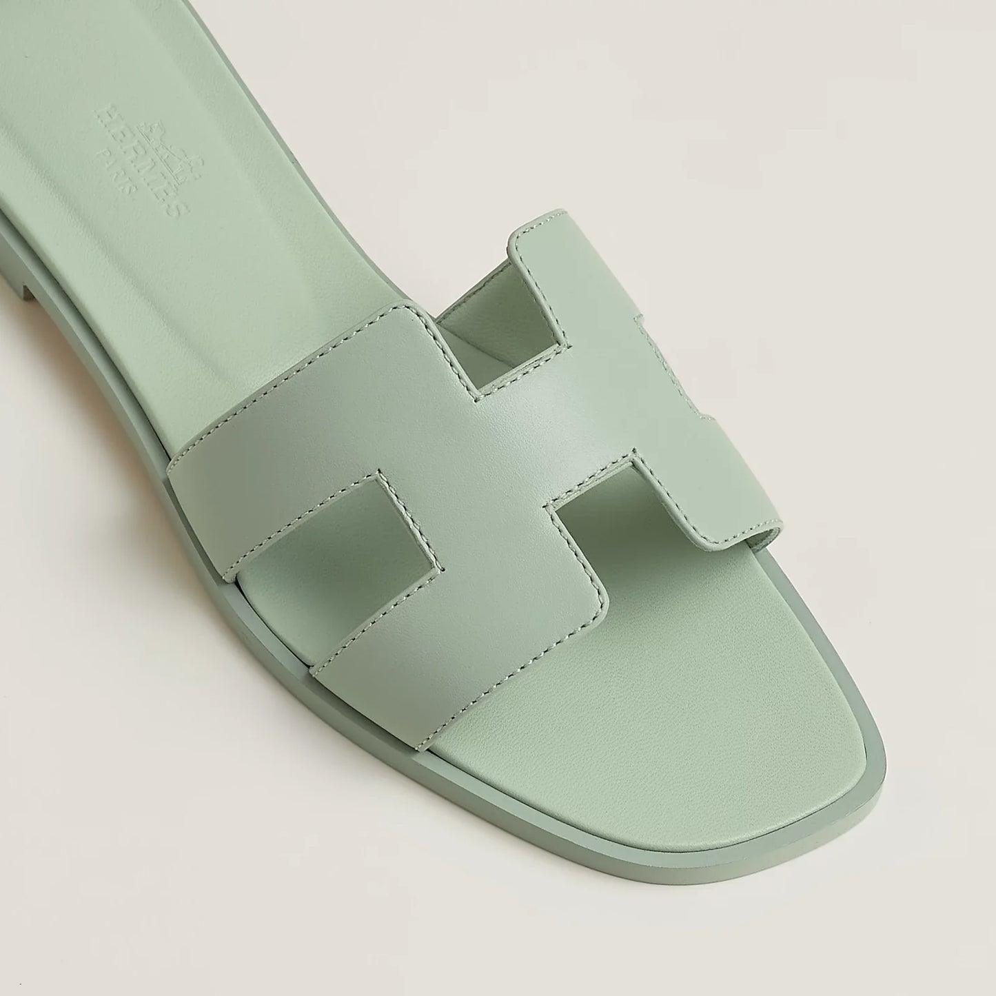 Hermès Oran Sandals - Vert D'eau