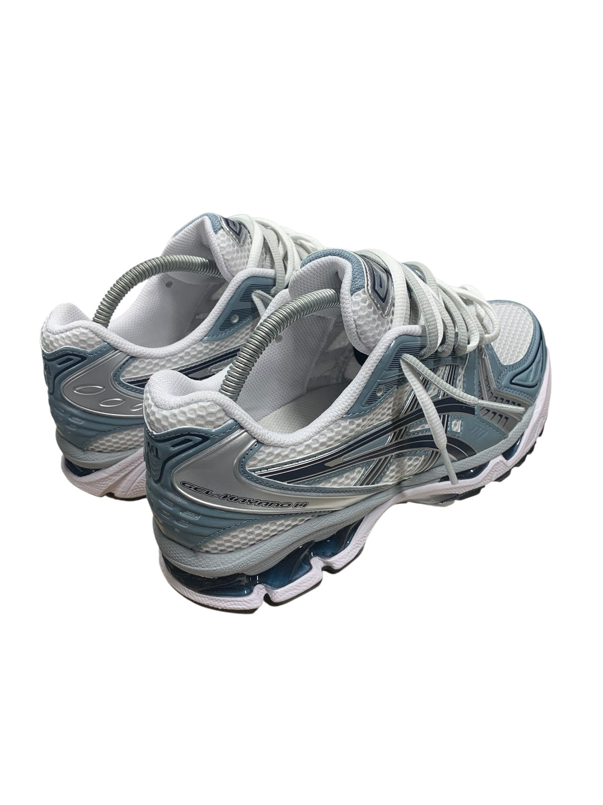 Asics Gel Kayano 14 'White Fjord Grey' - Double Laces