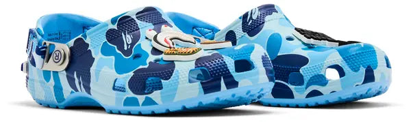 BAPE x Crocs Classic Clog 'ABC Camo - Blue'