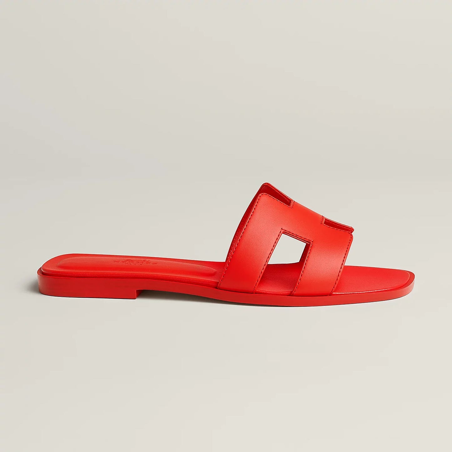 Hermès Oran Sandals - Rouge Grenadine