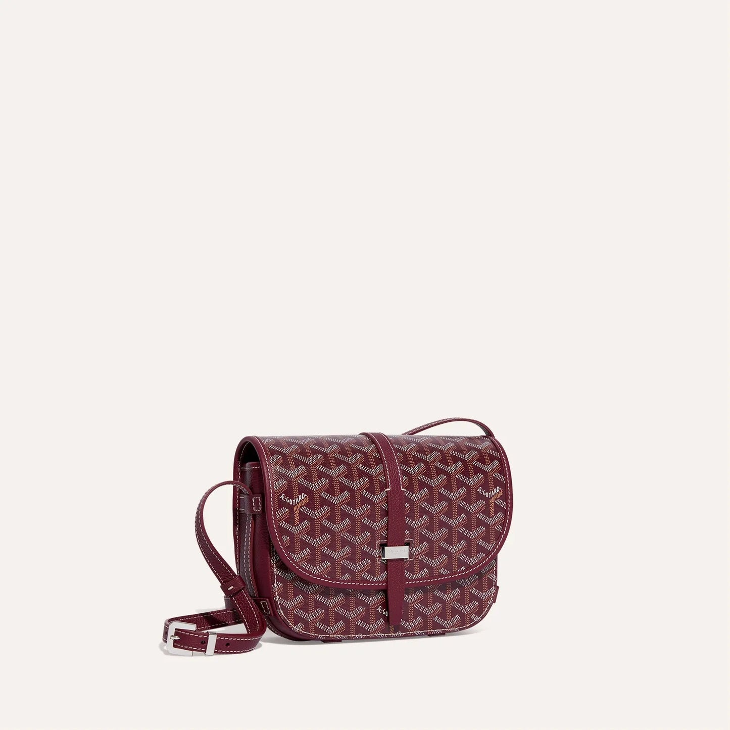 Goyard Belvedere PM Bag Burgundy