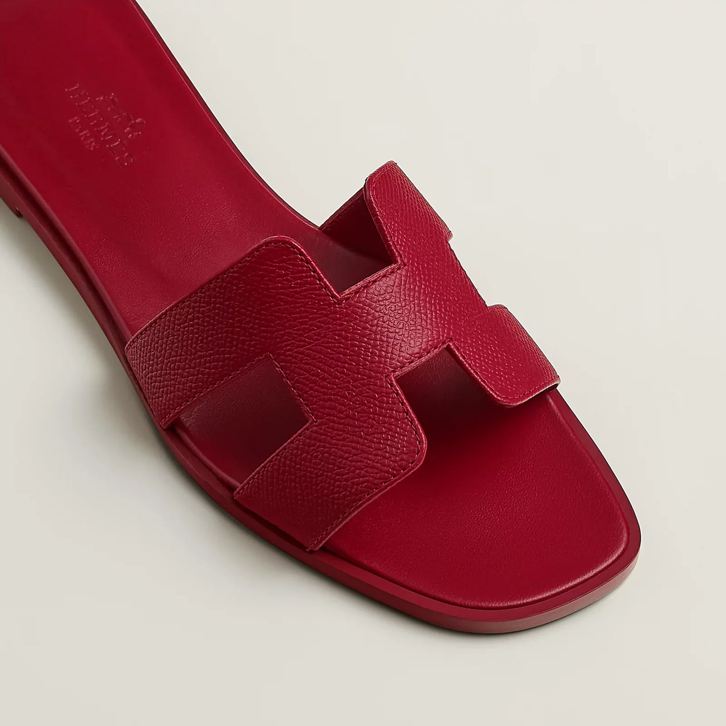 Hermès Oran Sandals - Rose Framboise