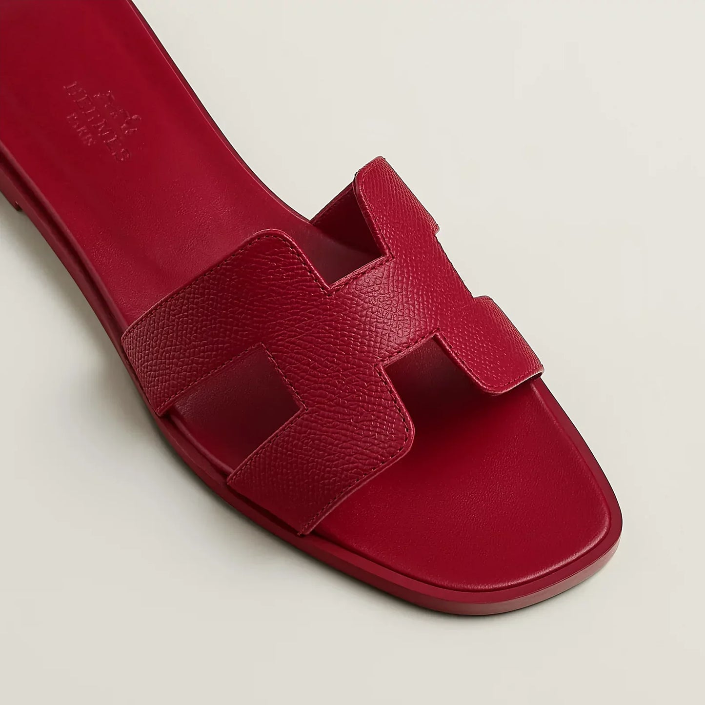 Hermès Oran Sandals - Rose Framboise