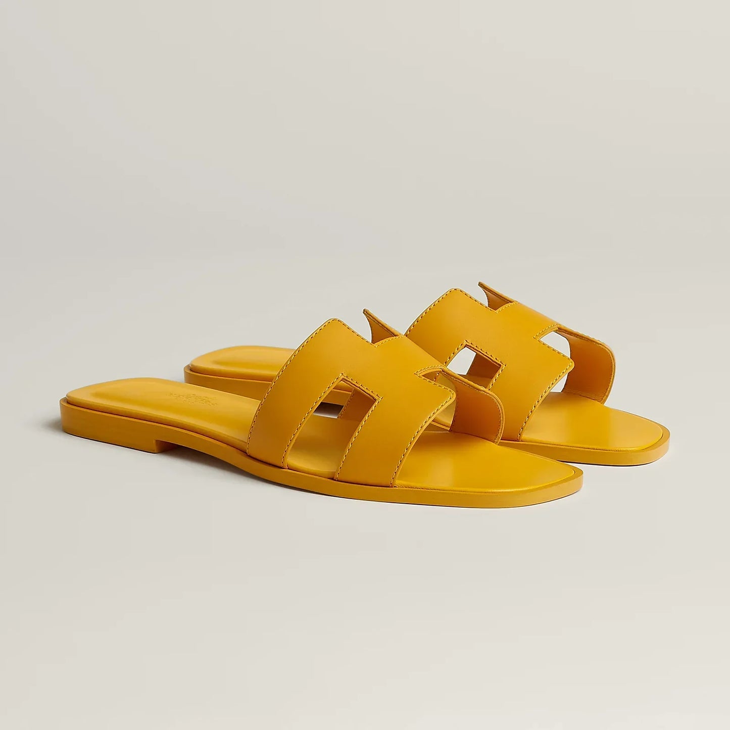 Hermès Oran Sandals - Jaune Topaze