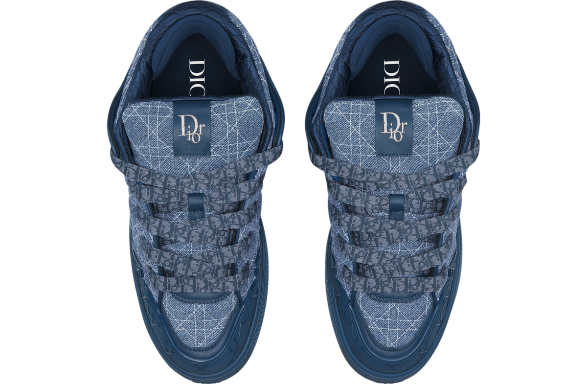 Dior B9s Skater Blue Kumo Cannage Denim