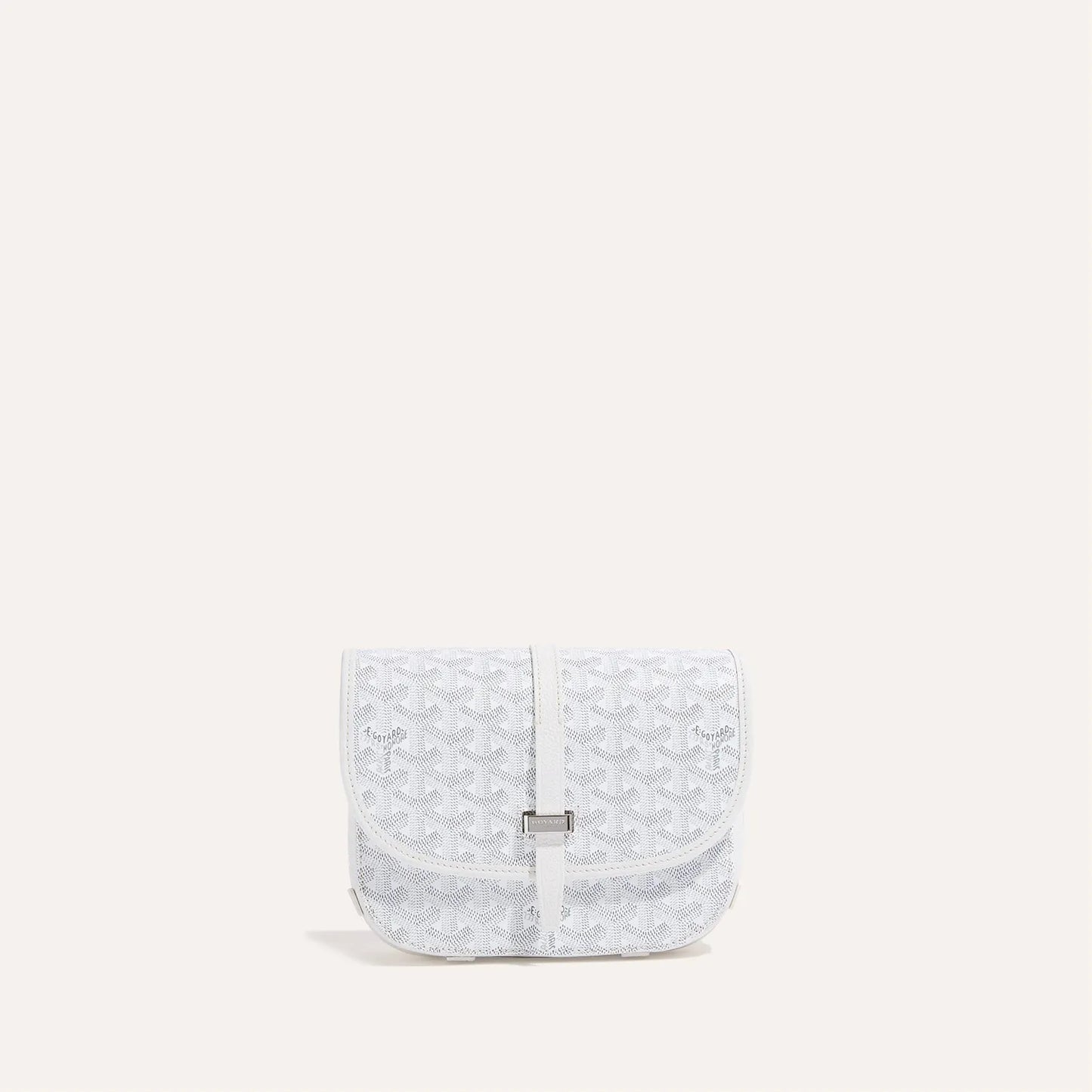 Goyard Belvedere PM Bag White