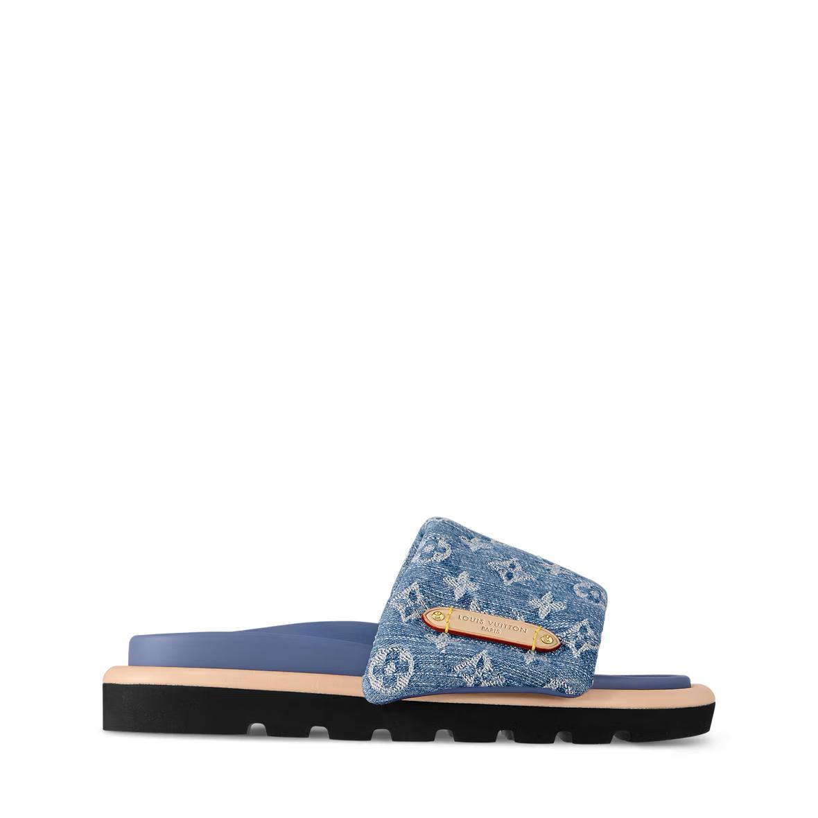 Louis Vuitton - Pool Pillow Flat Comfort Mule - Blue
