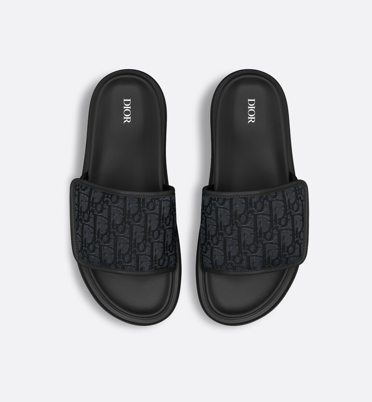 Dior Aqua Sandal Black Dior Oblique Jacquard