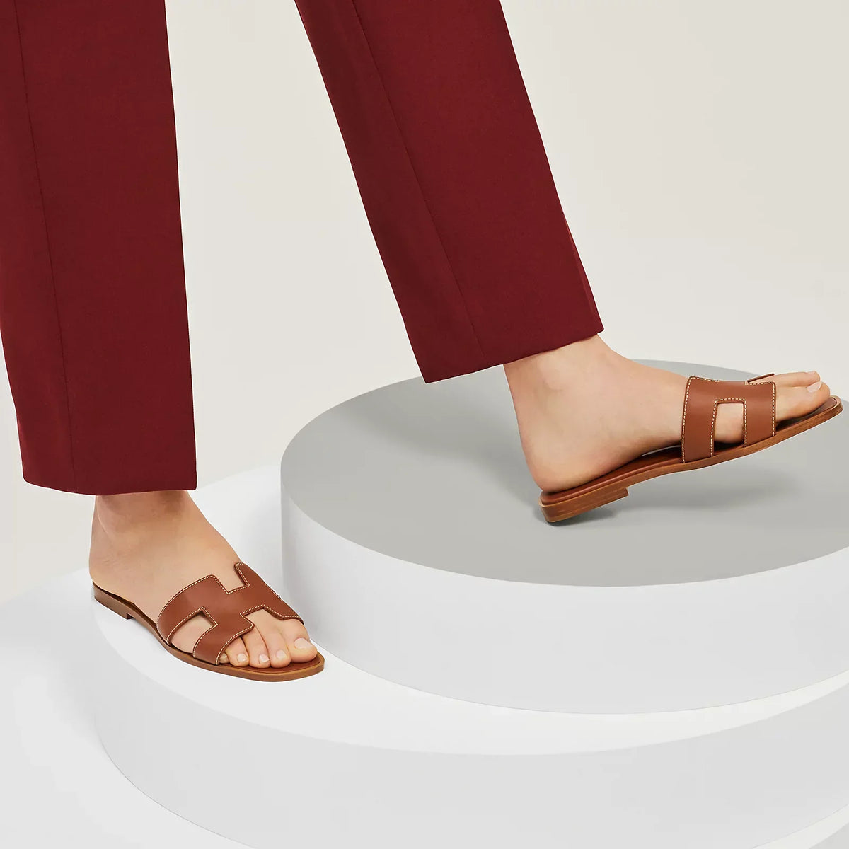 Hermès Oran Sandals - Gold