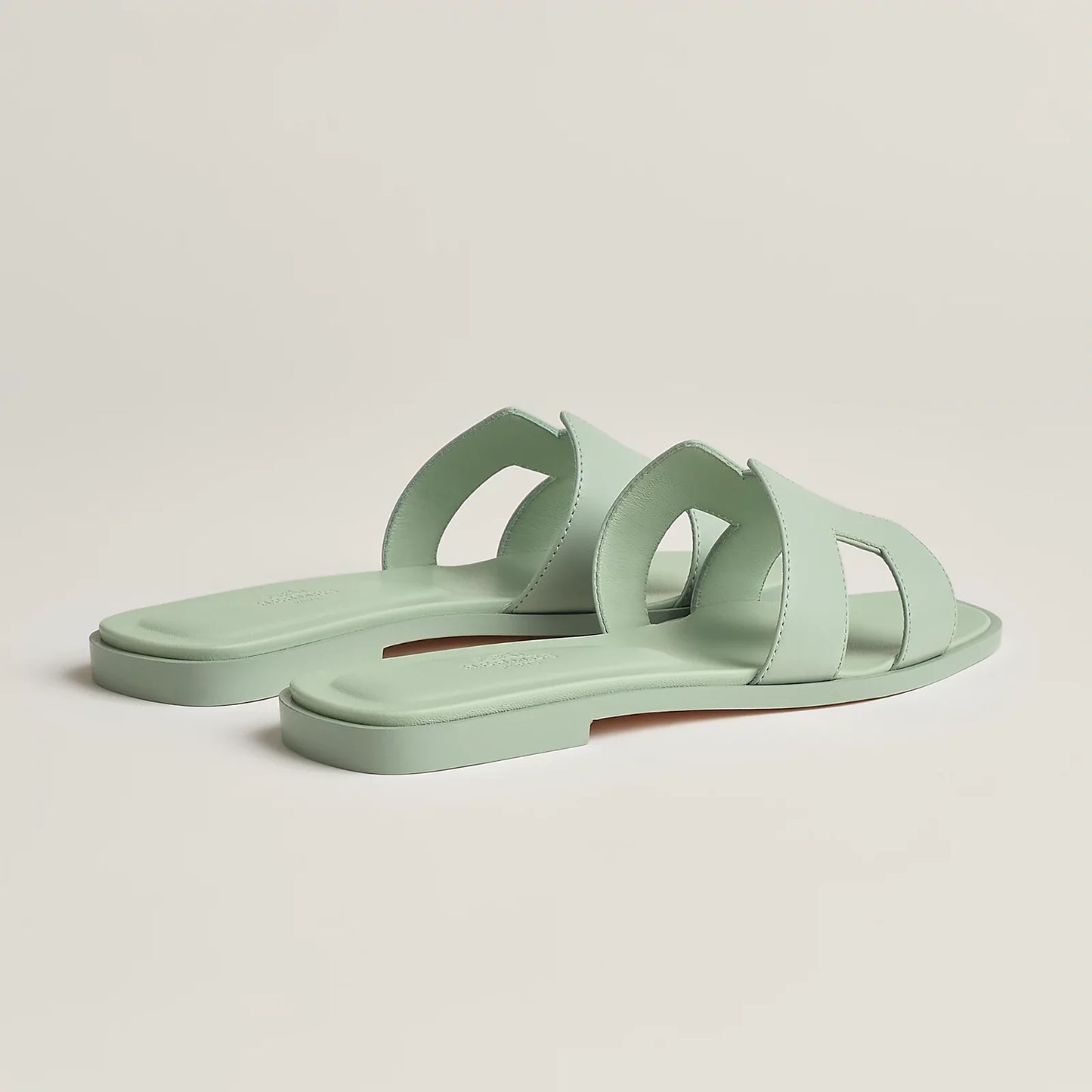 Hermès Oran Sandals - Vert D'eau