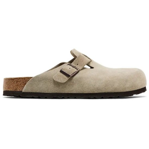 Birkenstock Boston Suede Leather 'Taupe'