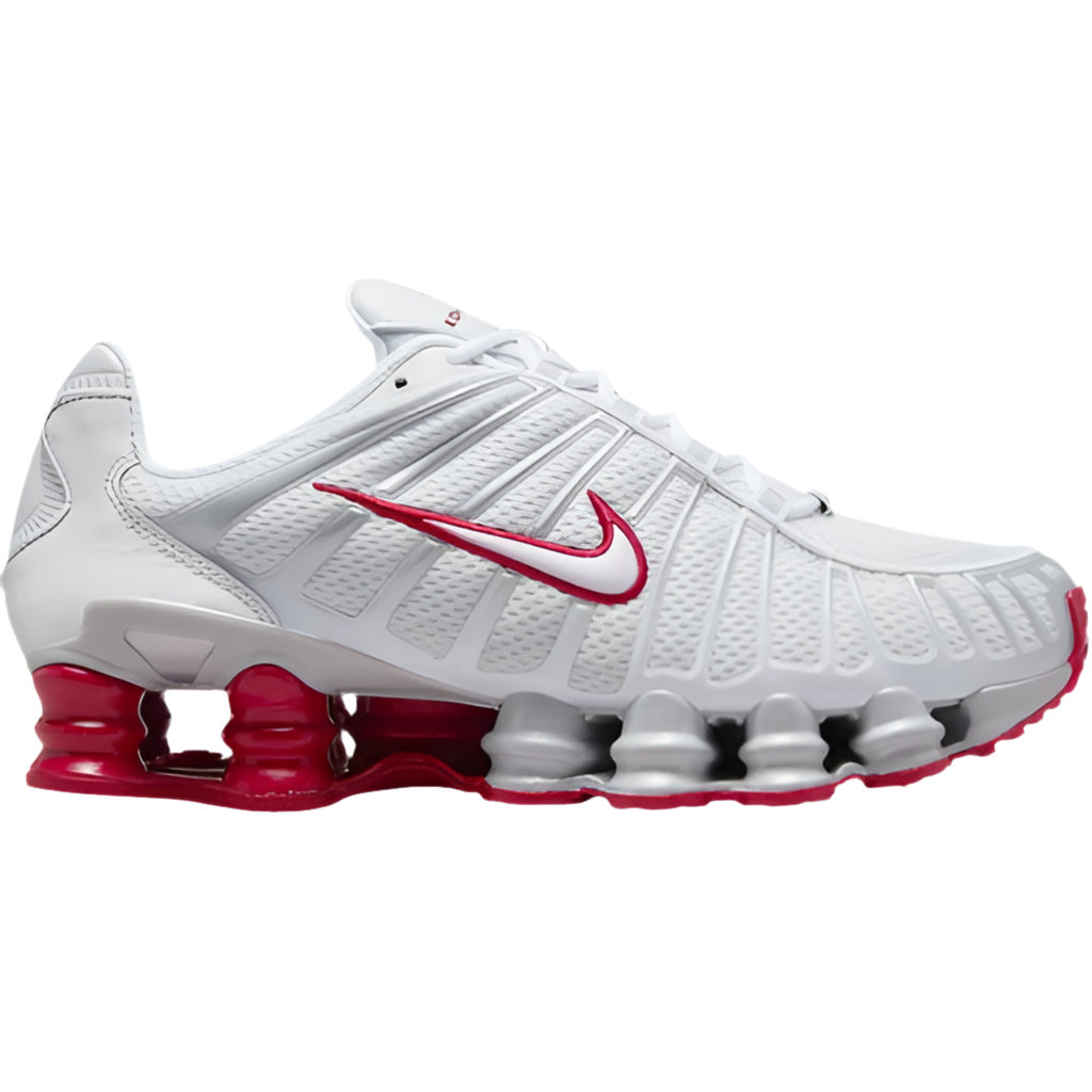 Wmns Nike Shox TL 'Platinum Tint Gym Red’