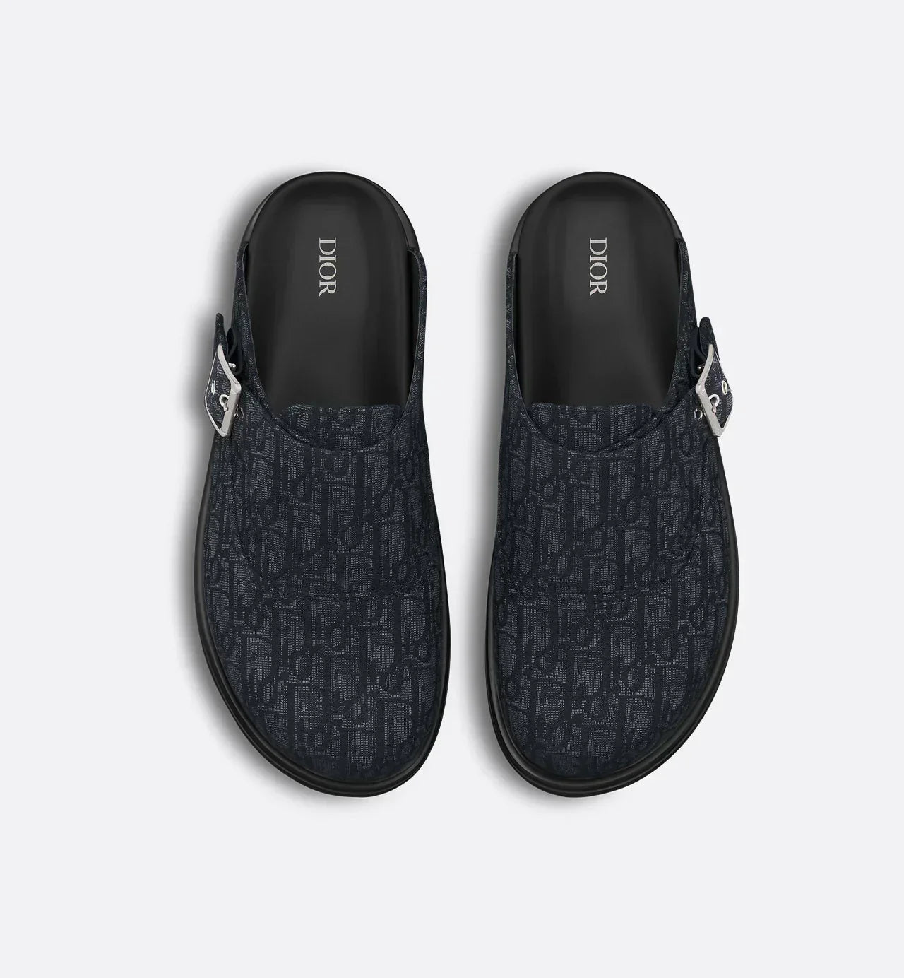 Dior Aqua Mule Black Dior Oblique Jacquard