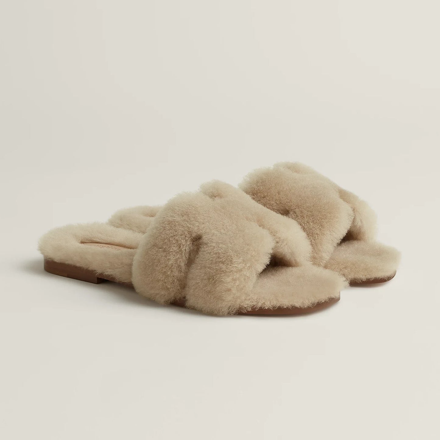 Hermès Oran Sandals - Beige Camel