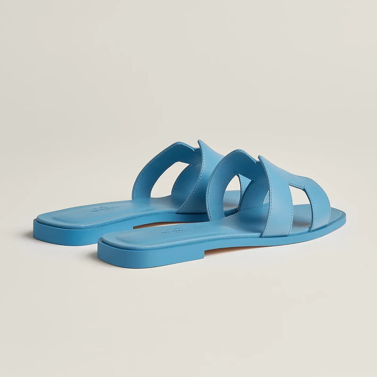 Hermès Oran Sandals - Bleu Cameo