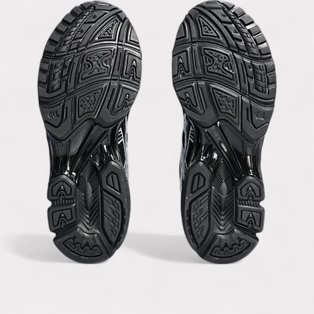 Asics Gel-Kayano 14 Black Pure Silver - Fluffy Laces Black