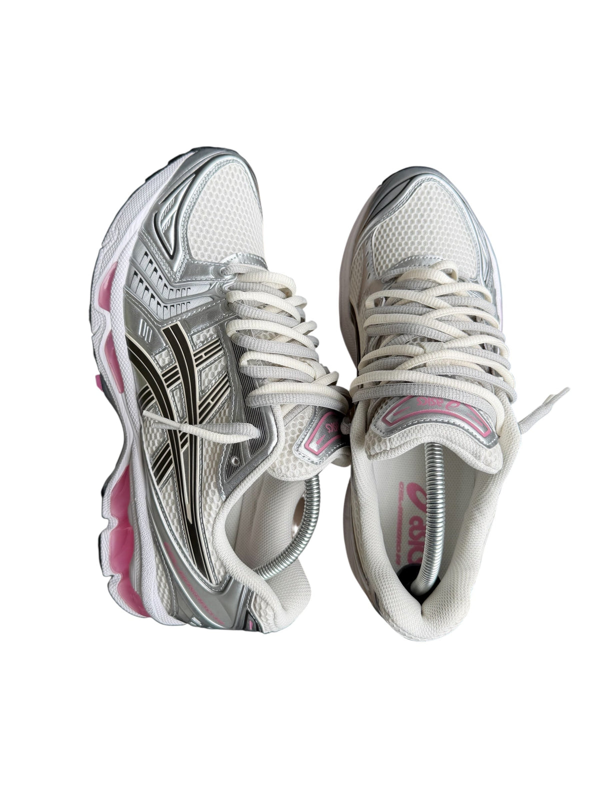 Asics Gel Kayano 14 'Cream Sweet Pink' - Double Laces