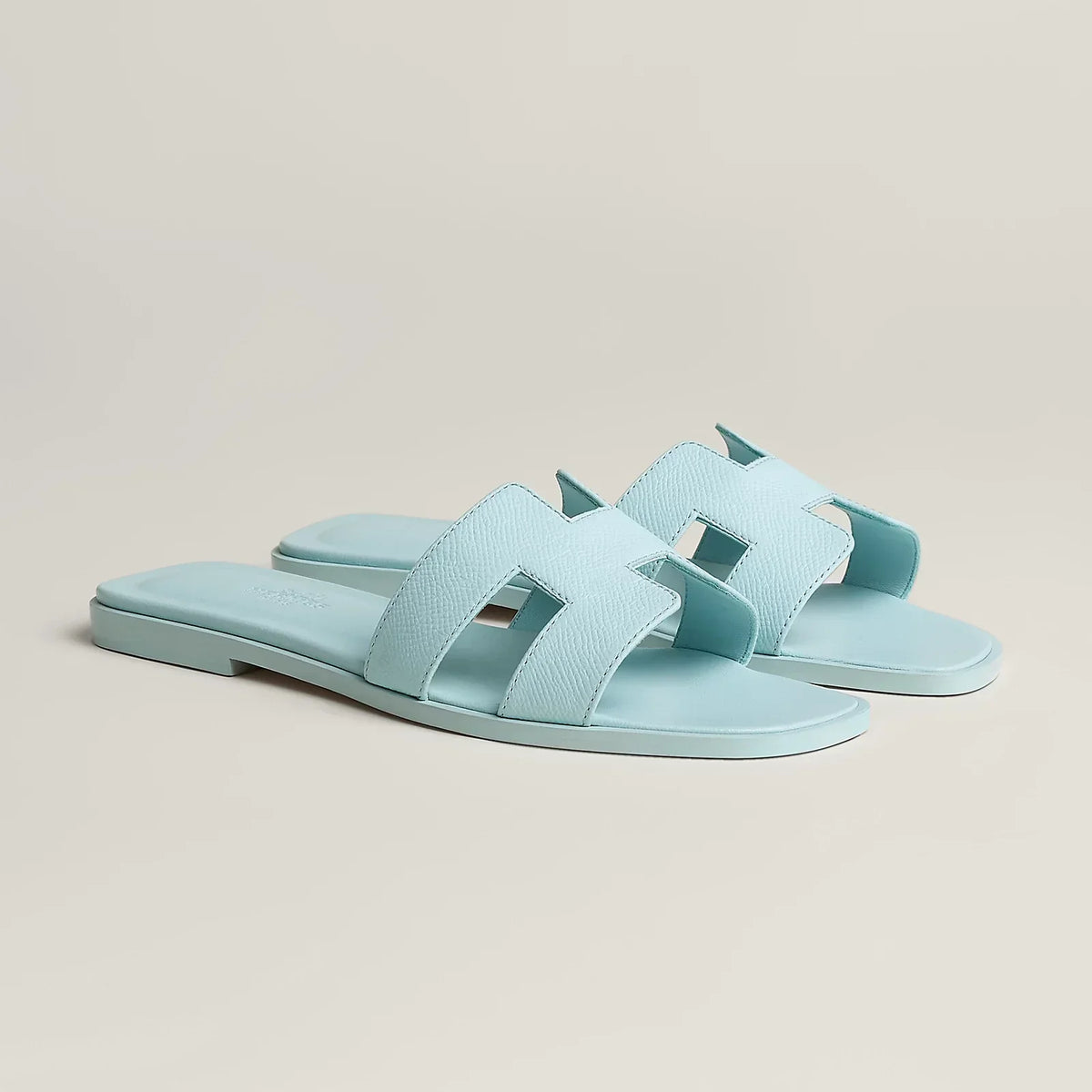 Hermès Oran Sandals - Bleu Brume