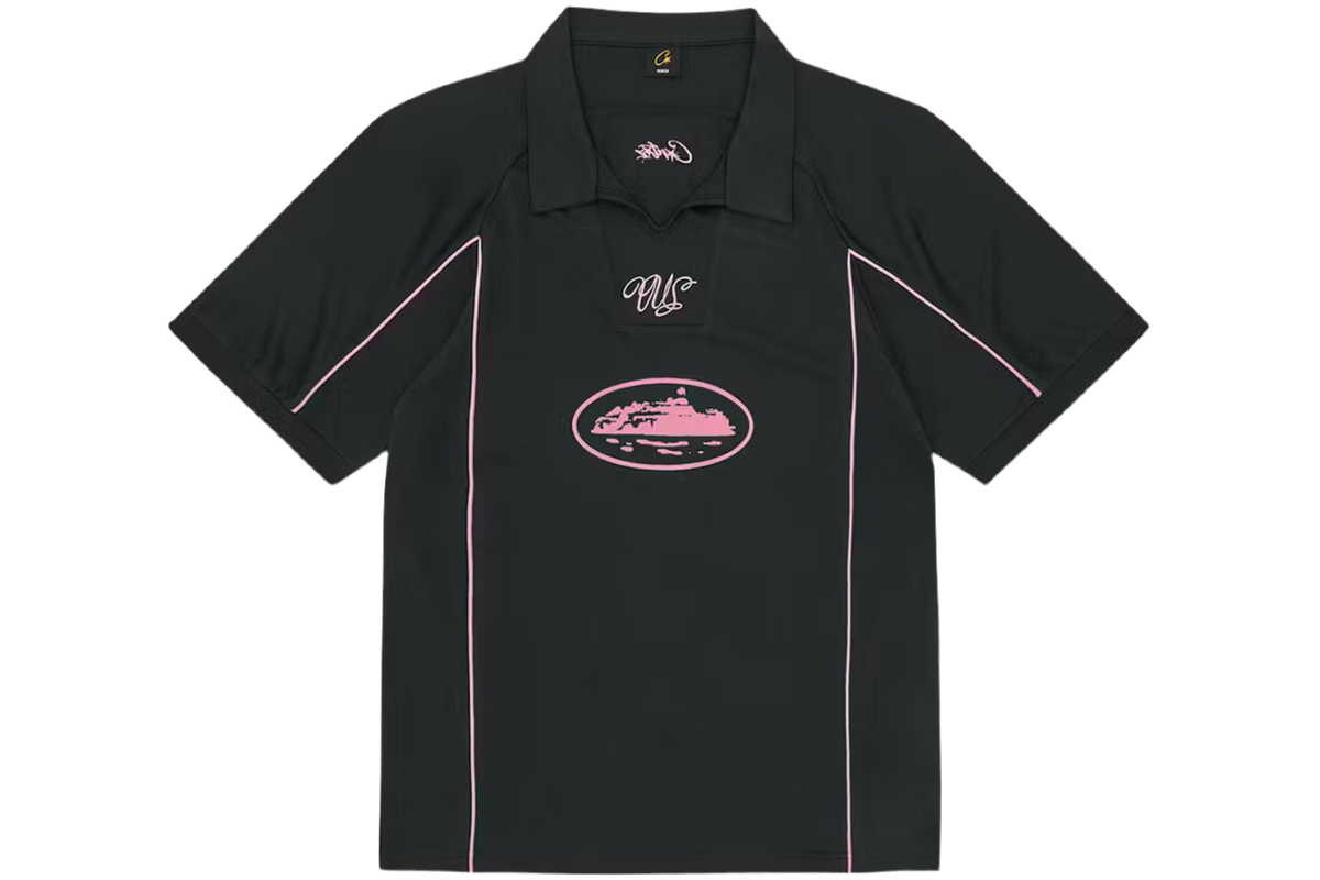 Corteiz Talismo Football Jersey ‘Black/Pink’
