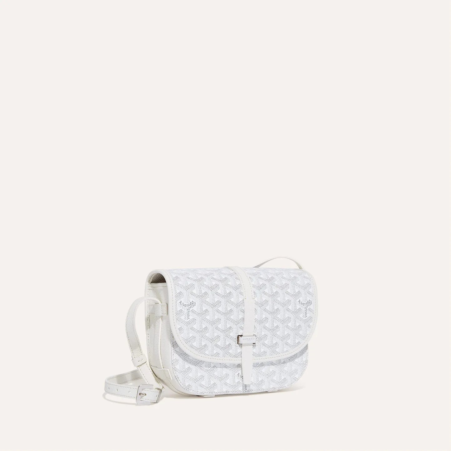 Goyard Belvedere PM Bag White