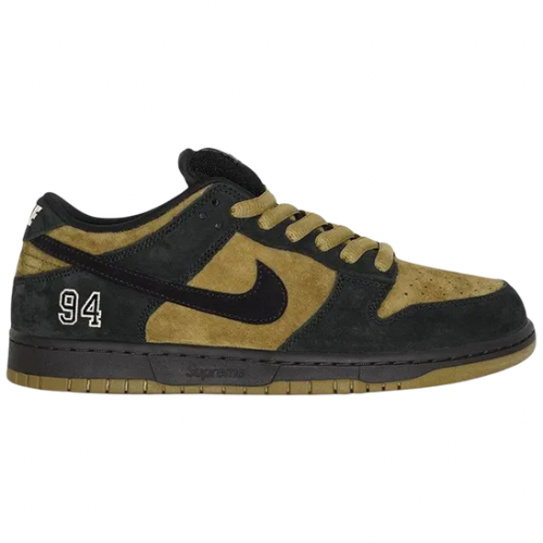 Supreme x Nike Dunk Low SB 'Camper Green'