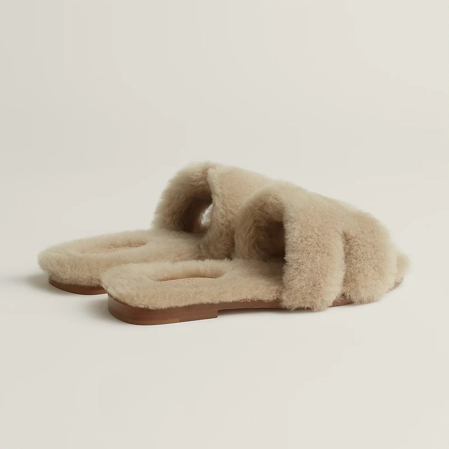 Hermès Oran Sandals - Beige Camel