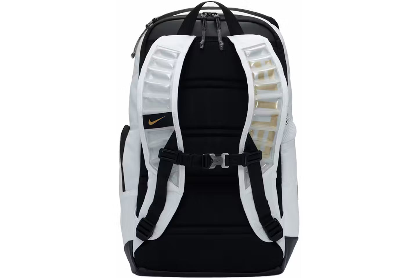 Nike Hoops Elite Backpack 'White/Black/Metallic Gold'
