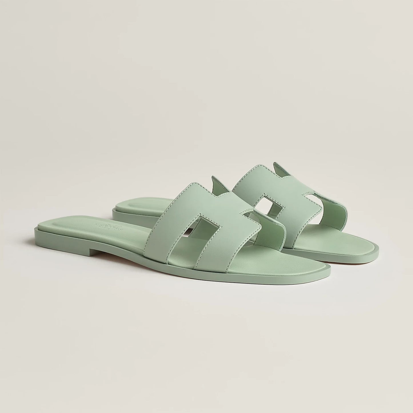 Hermès Oran Sandals - Vert D'eau