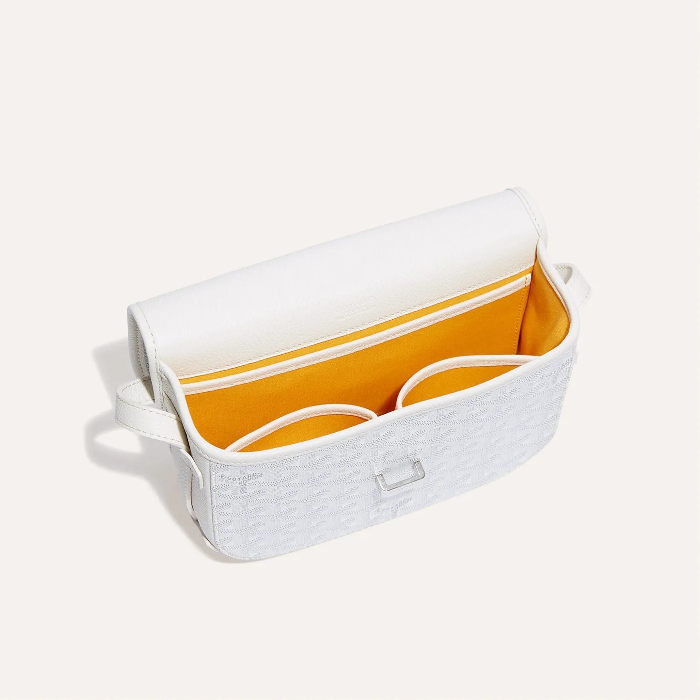 Goyard Belvedere PM Bag White