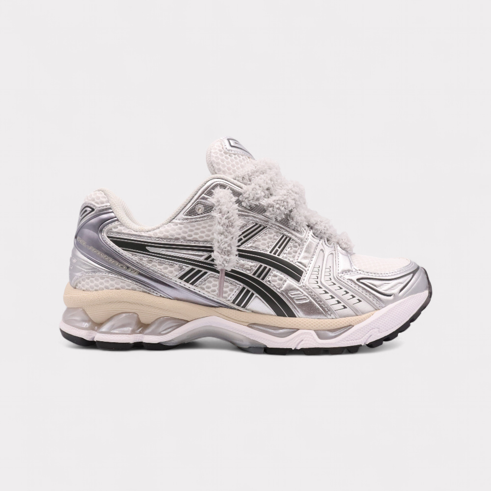 Asics Gel-Kayano 14 Graphite Grey - Fluffy Laces Grey