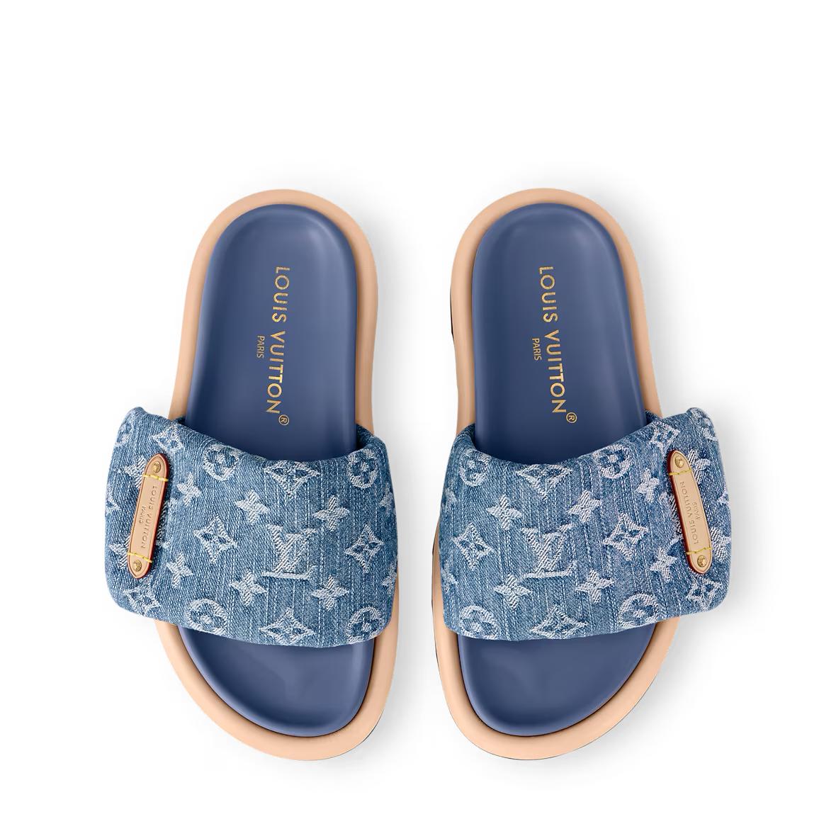 Louis Vuitton - Pool Pillow Flat Comfort Mule - Blue