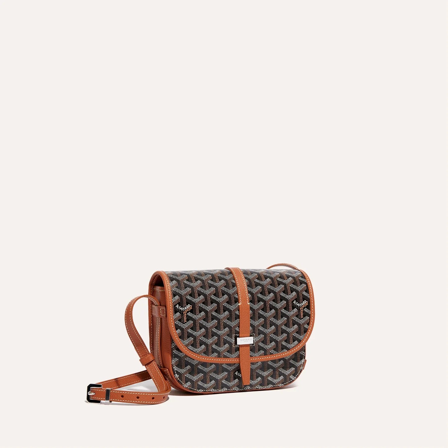 Goyard Belvedere PM Bag Black & Tan