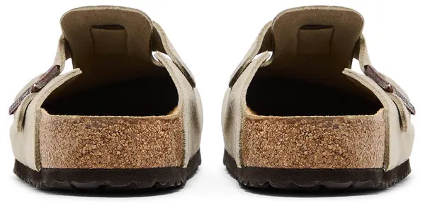 Birkenstock Boston Suede Leather 'Taupe'