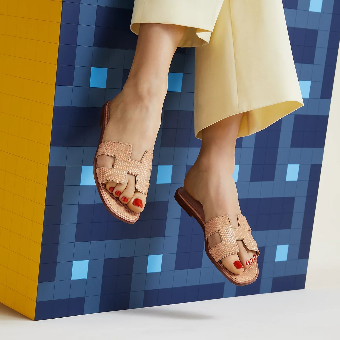 Hermès Oran Sandals - Beige Natura