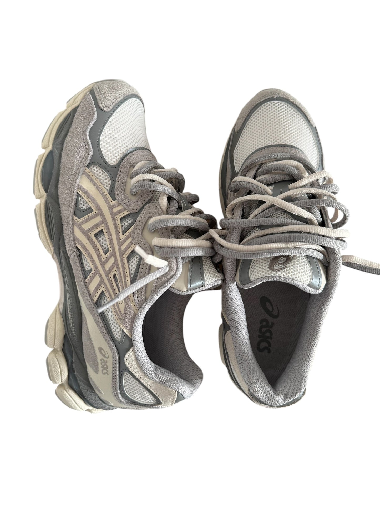 Asics Gel NYC 'Cream Oyster Grey' - Double Laces